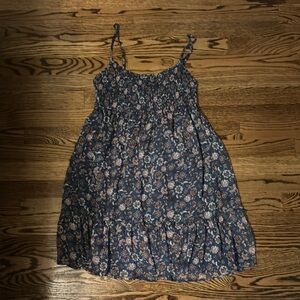 Altar'd State Pink and White Ruffled Tiered Sundress